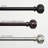 Erkan Adjustable 1" Single Curtain Rod-51223222-51223223