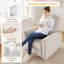 33.46’’ Nursery Rocking Chair, Upholstered Swivel Recliner-420146001