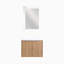 Armoire de salle de bain avec lavabo, portes à fermeture en douceur, fixation flottante, 24 po pour petite salle de bain, 24X18-00624 IMO (KD-Packing)