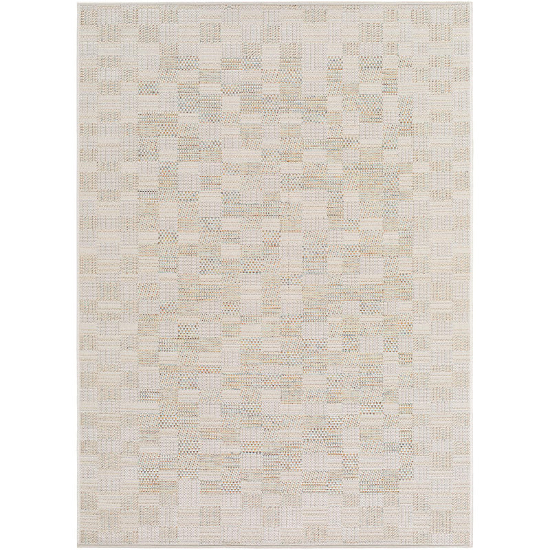 Blunk Cottage Outdoor Machine Woven Area Rug, Rectangle 5' x 7'