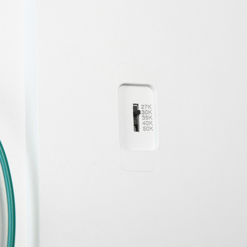 Plafonnier encastré moderne 1 lumière DEL, 36 W, H 0,5 po x l 15 po x P 15 po
