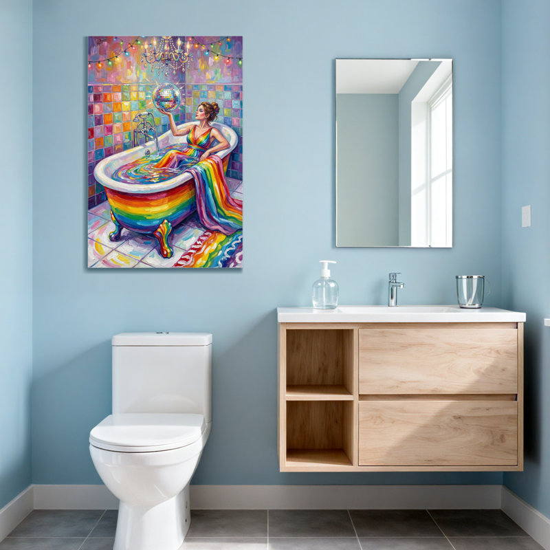 Bath & Laundry, H 36 po x l 24 po