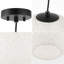 Luminaire suspendu sphère à 1 lumière avec accents en corde Anthoy-280397587-315216420