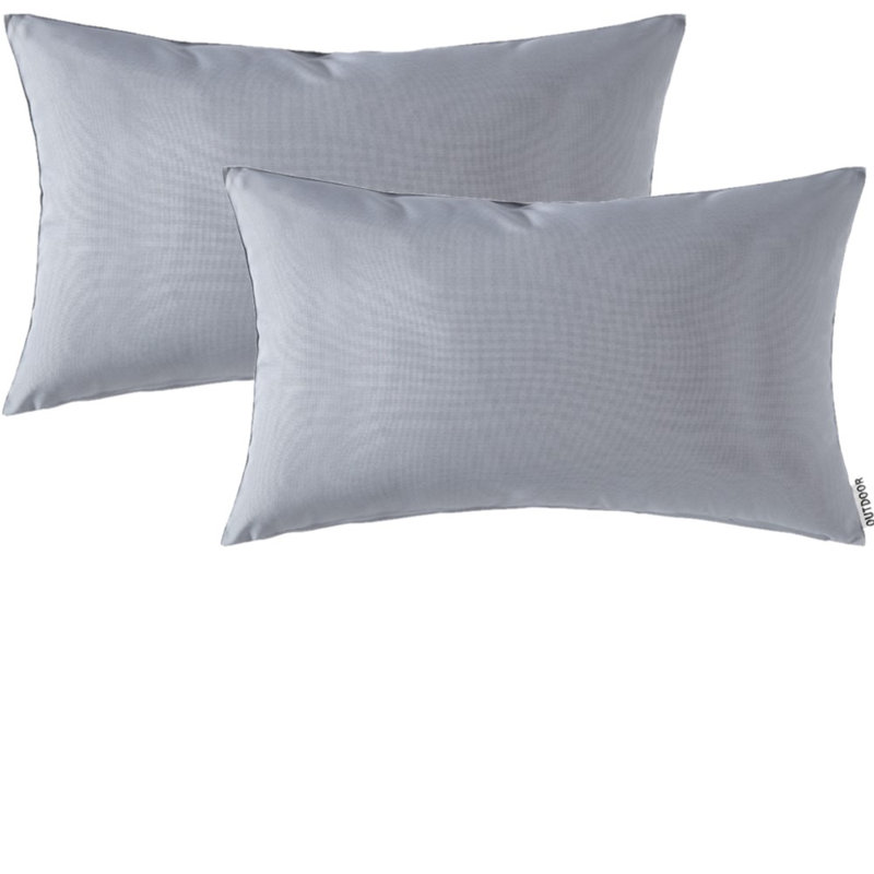 Ensemble de 2 coussins d'extérieur imperméables (JET INCLUS), Brun