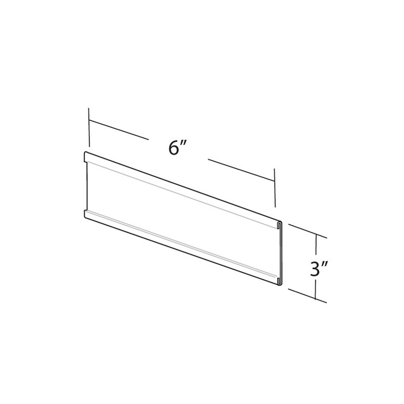6"W x 3"H Adhesive-Back Nameplate, 10-Pack, 6"W x 3"H