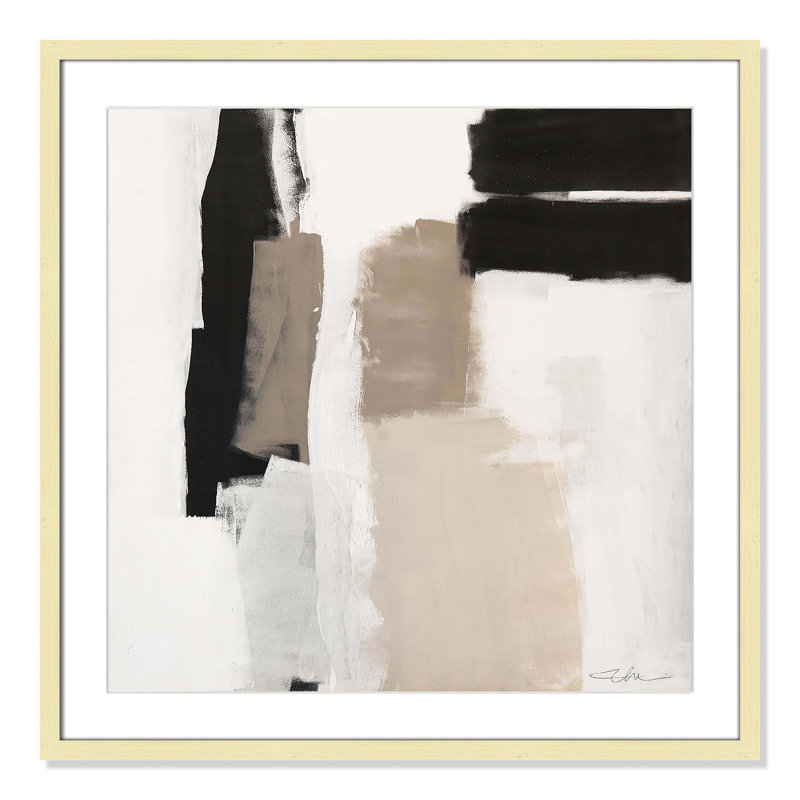 «Earth Scapes II-A» par Casa Fine Arts, Cadre doré encadré, H 27,5 po x l 27,5 po x P 0,75 po