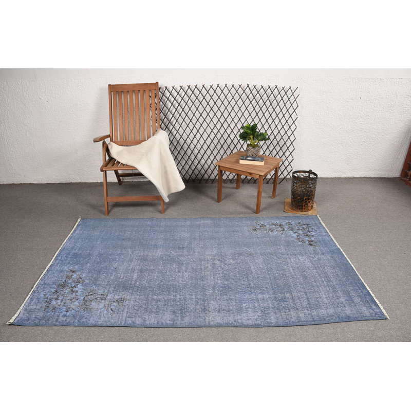Tapis rétro, tapis turcs, tapis antique, tapis de cuisine, tapis neutre, tapis 4 x 6,9 pi