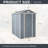 4x6 Resin Outdoor Storage Shed With Window Grey