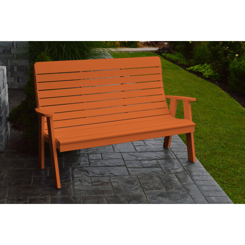 Banc de jardin 5 'Winston, Orange