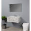 Tann Terazzo gris 36 po Meuble-lavabo avec imitation pierre
