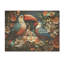 «Blue and Pink Tropics» Toucan Collage II - animal toucan sur bois-616100346