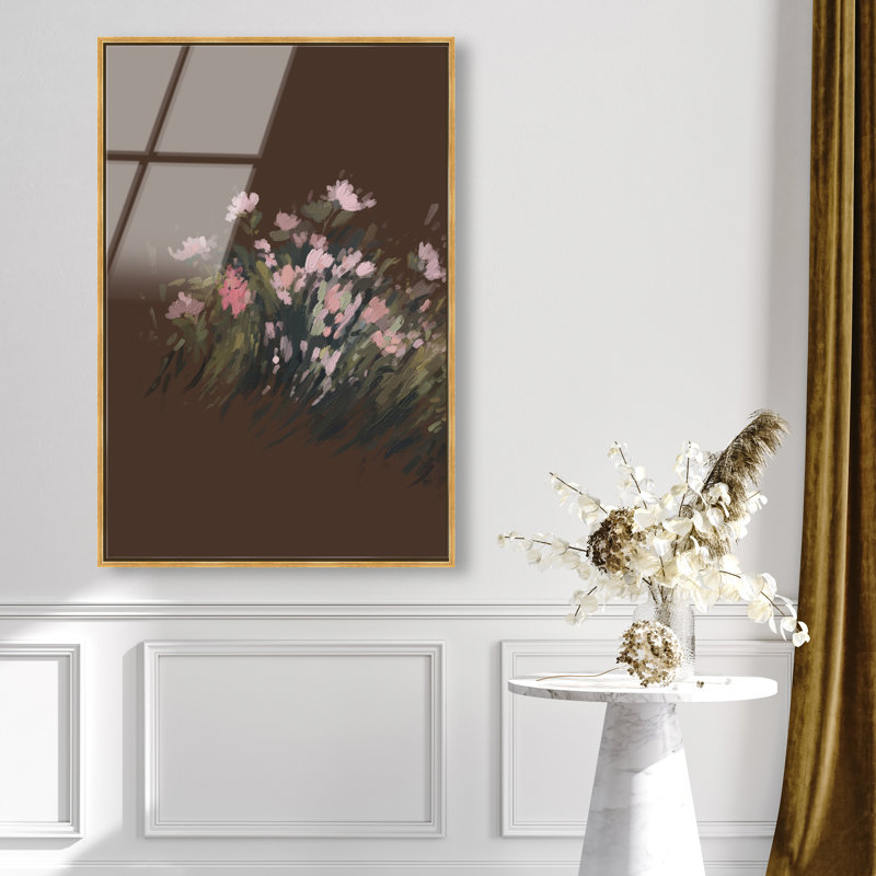Secret Garden II High-Gloss Frameless Acrylic Glass Wall Art Floral & Botanical Print by Oliver Gal, Ready to Hang, 10 x 15
