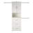 Akaylia 65.7'' - 95.7'' Walk-In Tower