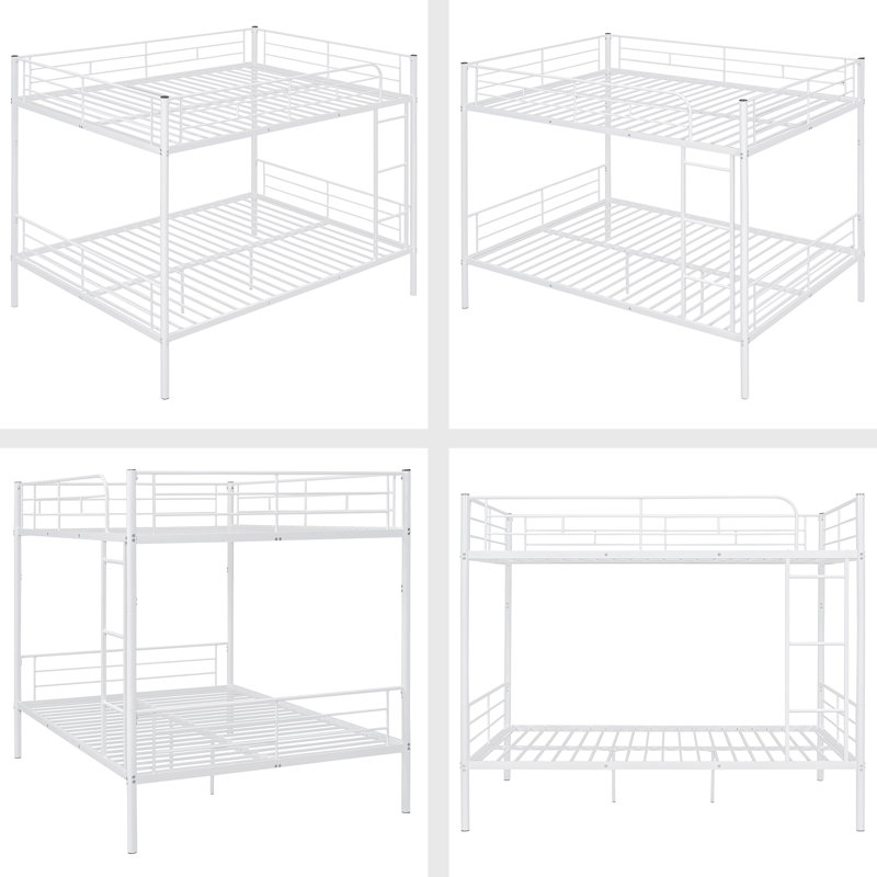 Alasia Kids Full Over Full Bunk Bed, White