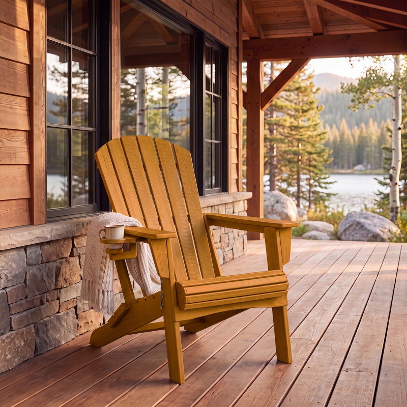 Chaise Adirondack pliante, Brown
