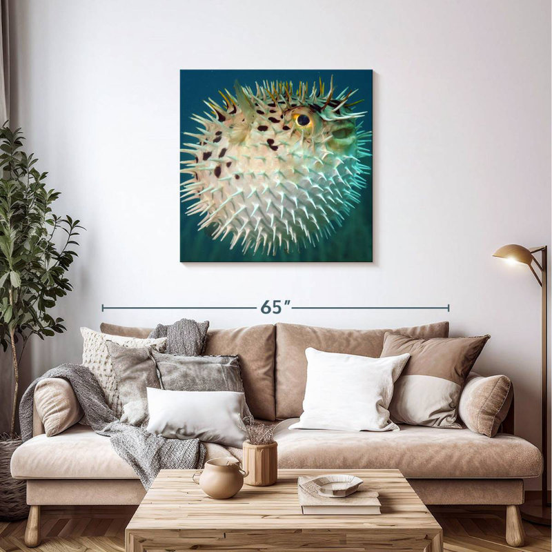 Brampt Puffer Fish, 36" H x 36" W