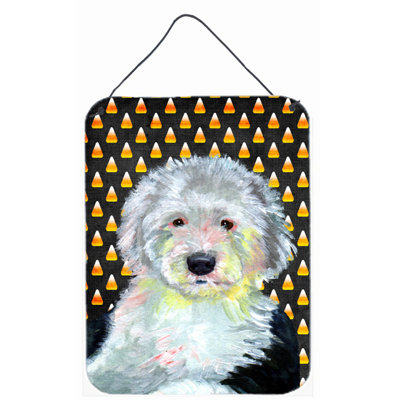 Candy Corn Halloween Print on Plaque
