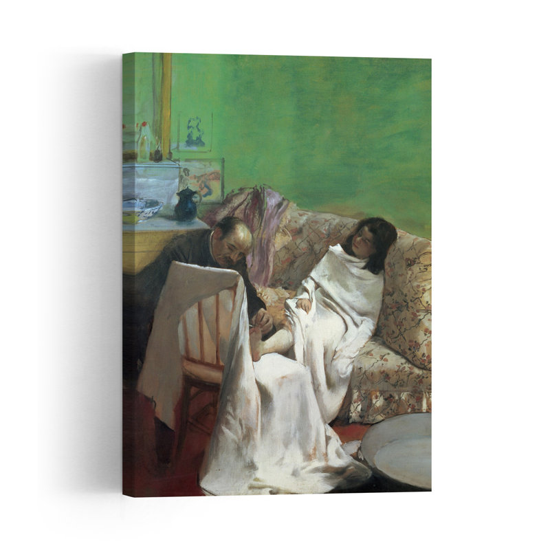 La pédicure, 1873, estampe d'art mural abstrait contemporain, H 24 po x l 16 po