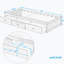 Structure de lit simple avec 3 tiroirs Chesterland-286806188