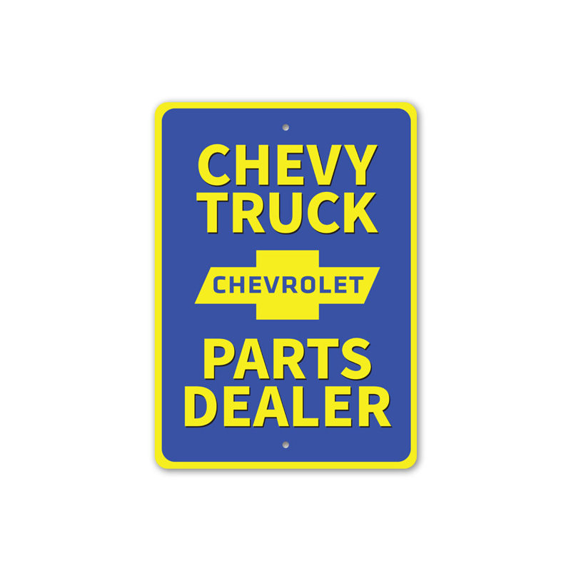 Plaque en aluminium Chevy Truck, H 14 po x l 10 po x P 0,04 po