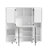 Foldable Crafting Storage Cabinet, Craft Armoire With Fold Out Table, Sewing Machine Table On Wheels, Garage Storage Cabinet With Cutting Table, Storage Shelves For Large Fabric, And Foldable Sewing Desk For Home Or Craft Rooms