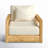 Melrose Teak Outdoor Lounge Chair-1386063595