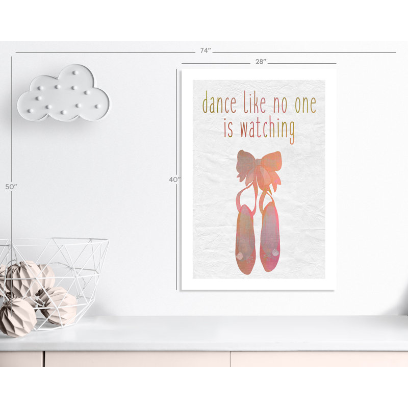 Danse, impression sur papier, H 40 po x l 28 po x P 1 po, Papier