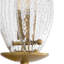 CDJ, applique murale, téléphone, finition laiton antique, verre transparent