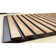 Mini Tambour Slats 112" L x 12" W x 0.3" D Polystyrene Glue-up Wood Slat Walls 93 sq.ft.