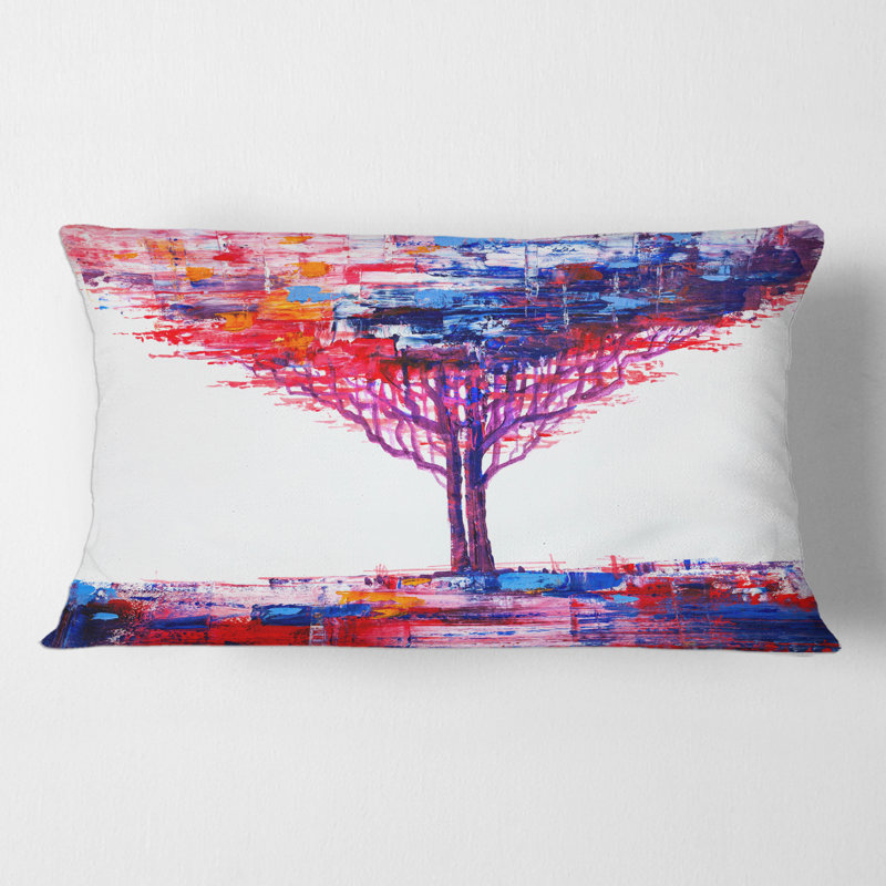 Tree Impressionist Rectangular Pillow Cover & Insert