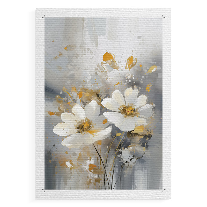 FLORAL Series CD XXV - Impression sur toile seulement - NON-CADRE, H 27 po x l 18 po