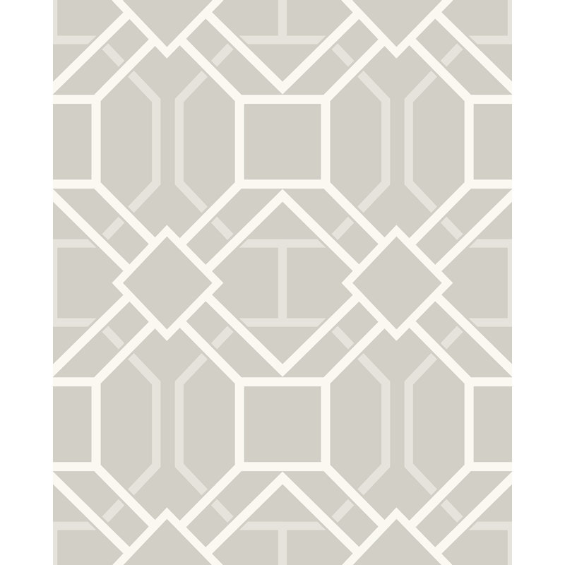 Rouleau de papier peint à motif treillis L 33 pi x l 20,5 po Lindenberg, Os