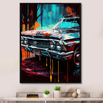 " Blue And Gold Expressions Of Classic Cars "