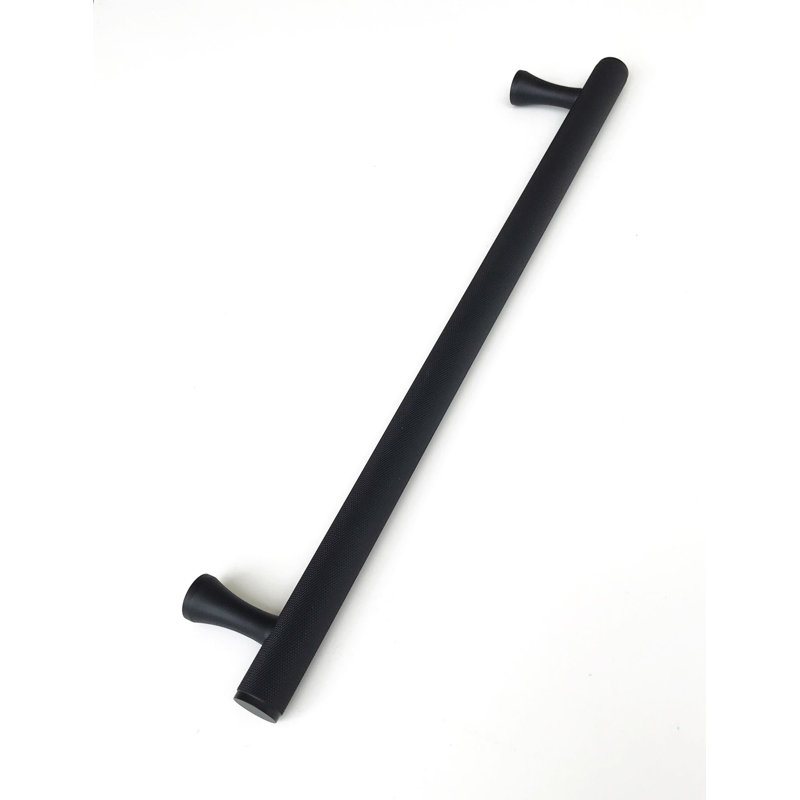 Texture 5" Center to Center Bar/Handle Pull, 12", Matte Black