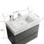 Meuble-lavabo gris avec lavabo 30 po Alice