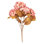Vickerman 16.5" Artificial Yellow/Brown Hydrangea Bush 2/Bag. Recommended for indoor use.