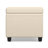 Avalon 54"W Upholstered Vegan Leather Contemporary Rectangular Lift-Top Storage Ottoman Bench with Hidden Storage-285653886