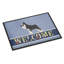 Tapis de porte d’extérieur anti-dérapant miniature schnauzer welcome-38379329