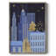 Collection Holiday Night B, reproduction encadrée - bois massif-1961696328