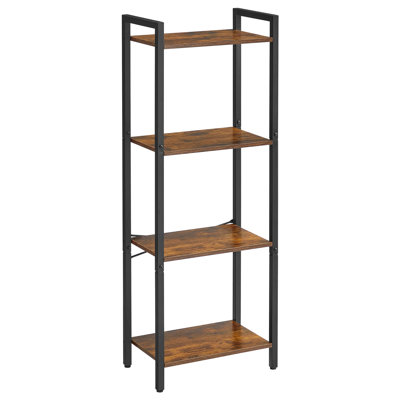 Tordis 107cm H x 40cm W Steel Ladder Bookcase