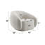 Fauteuil Isabel Boucle avec pivot-7802956