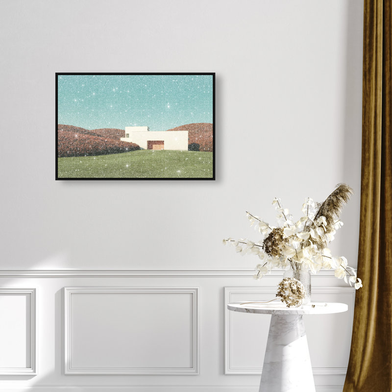 Surreal Architecture Print by Oliver Gal, 31"H x 21"W, Black Floater Frame