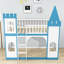 Lit superposé simple au dessus d'un lit simple Bedminster-75186897