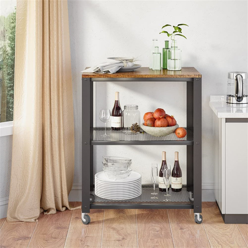 Aleese Metal Bar Cart
