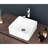 15X15 Inch White Ceramic Vessel Sink For Bathroom - Classic European Style, Low Water Absorption, Above Counter Placement Square 15X15x5.5 Inch, Smooth Finish, Stain , Good Home