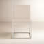 Chaise d'appoint rembourrée en acier inoxydable Athens-1213203037-1208584444