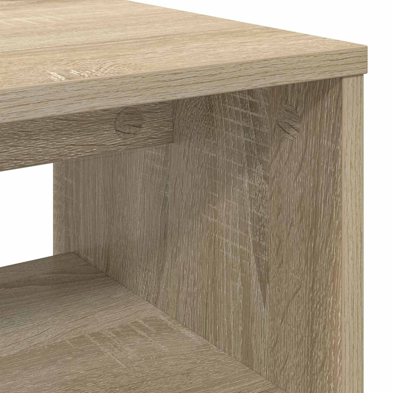 Unfinished TV Stand, Sonoma Oak, 40cm H x 100cm L x 35cm W
