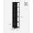 70.3'H LED Bookshelf, Display Shelf With Dimmable Lights-933191442