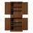 72"Tall Bathroom Storage Cabinet With4 Rattan Doors , 1 Drawers & Adjustable Shelves, Pantry, Linen-32514488