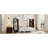 Queen Wall Bed In White With Closet, Two Drawers, And A Drop - Down Work Desk, Space Saving For Home Office Guest Room Foldable Design, Built In Abundant Storage Closets Hydraulic System Effortless-1574438747